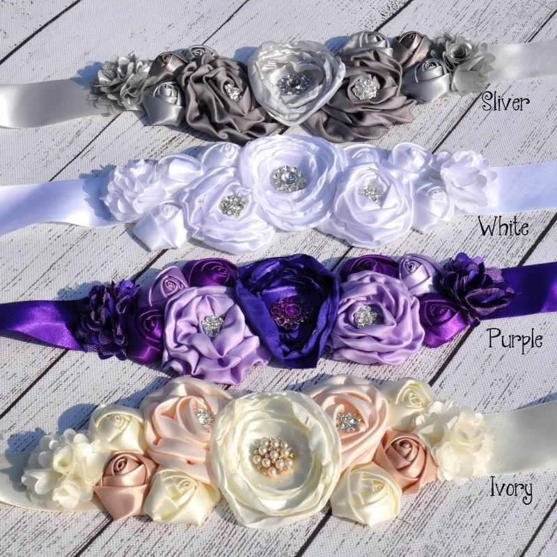 Wholesale Girl Headbands Poppy Flower Sash Satin Flower Sash Belt Luxe L11311, White
Wholesale Girl Headbands Poppy Flower Sash Satin Flower Sash Belt Luxe L11311, White