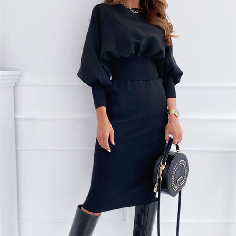 2021 New Autumn Slim Pink Knitted Women Winter Solid Long Lantern Sleeve Bodycon Sweater Sheath Party Vestidos Pqbz
2021 New Autumn Slim Pink Knitted Women Winter Solid Long Lantern Sleeve Bodycon Sweater Sheath Party Vestidos Pqbz