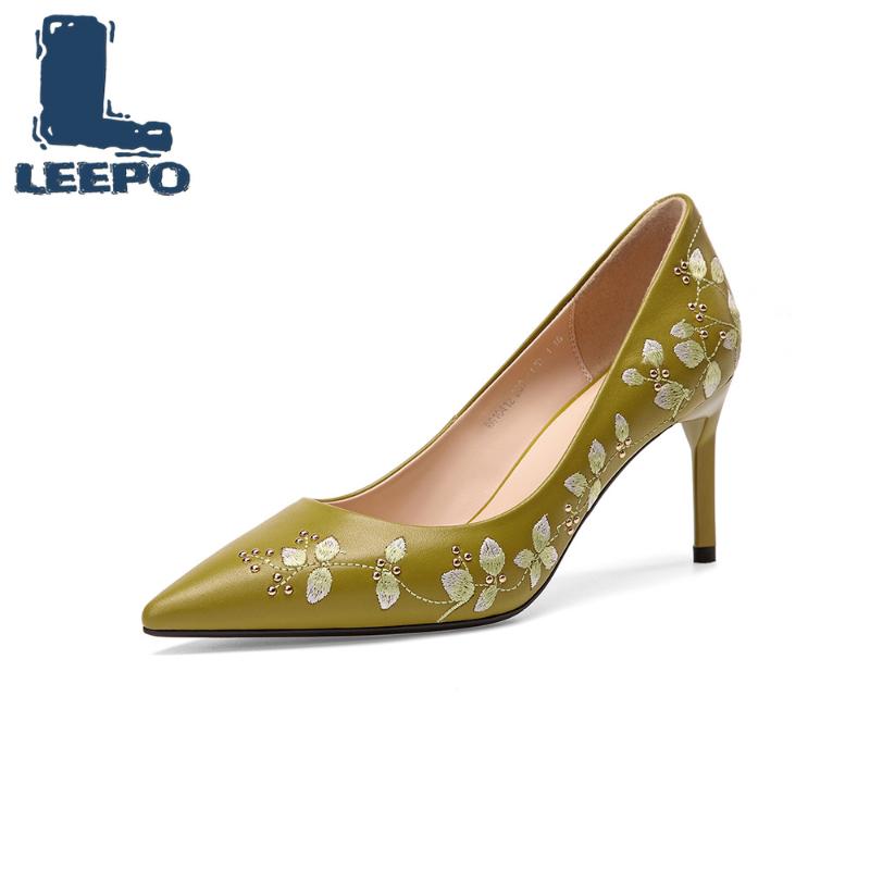 Women High Heels Shoes Genuine Leather Thin Heels Goddess Elegant Stilettos Woman Party Black Flower Pointed Toe Pumps, Beige
Women High Heels Shoes Genuine Leather Thin Heels Goddess Elegant Stilettos Woman Party Black Flower Pointed Toe Pumps, Beige