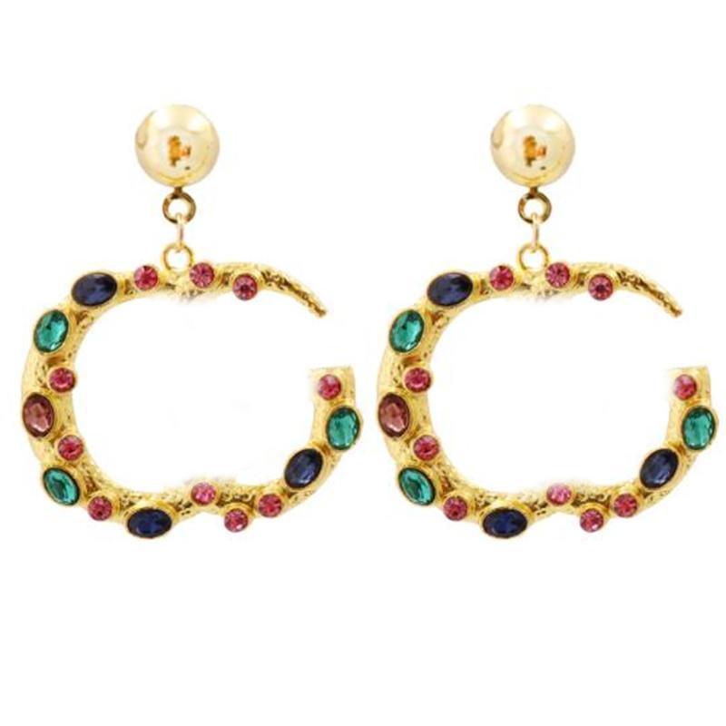 Vintage Color Diamond Earrings Letters Charm Studs Personality Designer Women Diamonds Earring Crystal Stud Jewelry Gift Wholesale
Vintage Color Diamond Earrings Letters Charm Studs Personality Designer Women Diamonds Earring Crystal Stud Jewelry Gift Wholesale