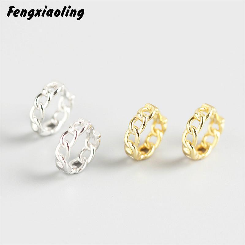 Fengxiaoling 2021 Trendy Minimalist Real 100% 925 Sterling Silver Round Hoop Earrings Personality Chain Earrings Fine Jewelry
Fengxiaoling 2021 Trendy Minimalist Real 100% 925 Sterling Silver Round Hoop Earrings Personality Chain Earrings Fine Jewelry