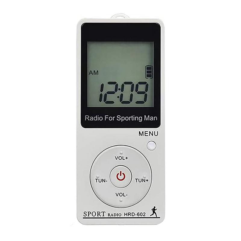 Portable FM / AM Radio LCD Display Radio Conference Receiver with Earphone Sports Peeter
Portable FM / AM Radio LCD Display Radio Conference Receiver with Earphone Sports Peeter