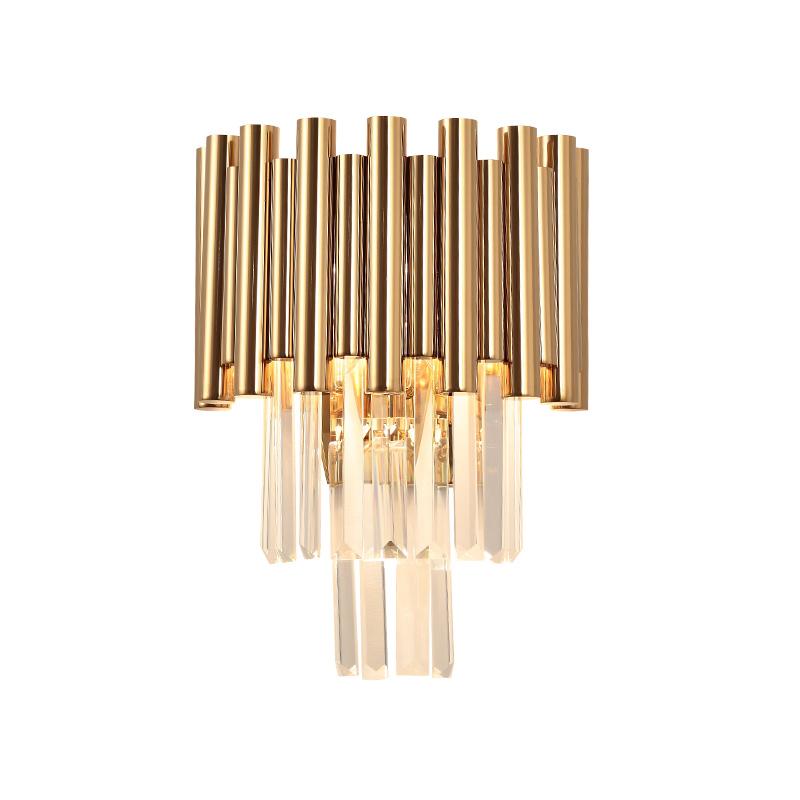 luxury gold wall lamp modern crystal sconce AC110V 240V Kristall-Wandleuchte living room bedroom LED lights
luxury gold wall lamp modern crystal sconce AC110V 240V Kristall-Wandleuchte living room bedroom LED lights