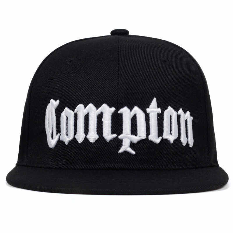Wholesale 2019 new COMPTON embroidery Baseball Cap Hip Hop caps flat fashion sport Hat For Unisex Adjustable dad hats T200116