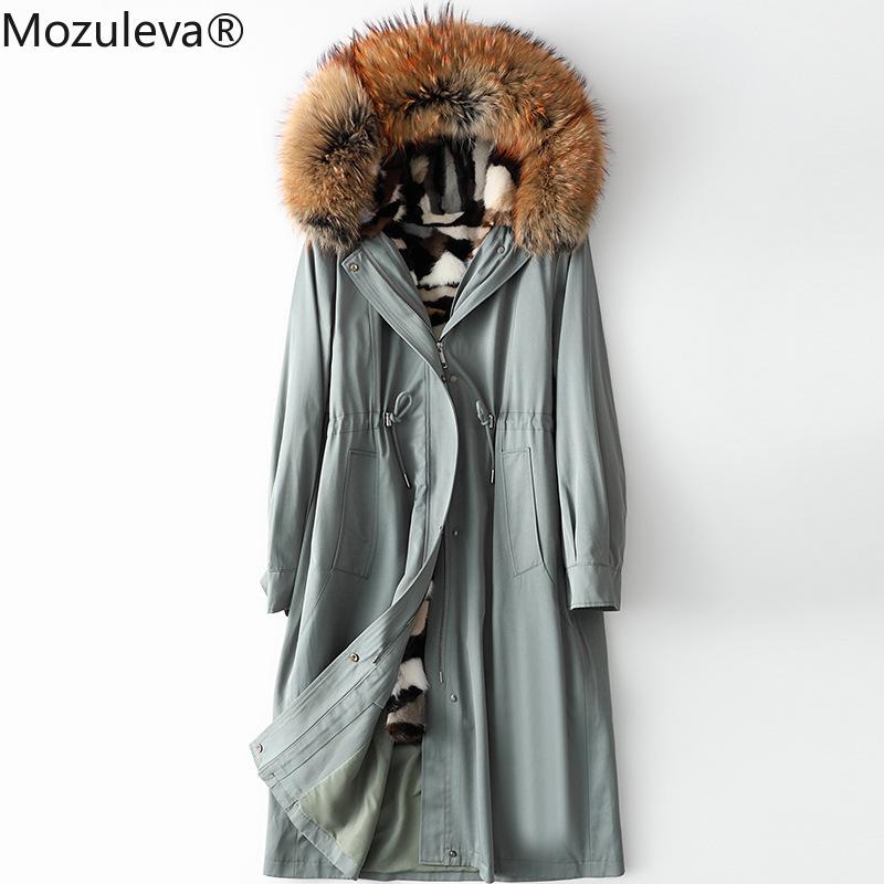 Mozuleva 2021 Autumn and Winter Liner Raccoon Dog Fur Collar Parka 2021 Women's Hooded Fur Coat, Green
Mozuleva 2021 Autumn and Winter Liner Raccoon Dog Fur Collar Parka 2021 Women's Hooded Fur Coat, Green
