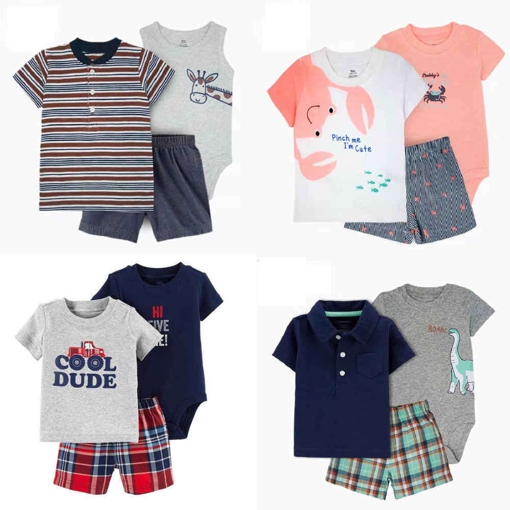 summer baby boy clothes Set newborn clothing o-neck Cartoon dinosaur T-shirt+shorts+romper infant outfits new born costume Z1214, White
summer baby boy clothes Set newborn clothing o-neck Cartoon dinosaur T-shirt+shorts+romper infant outfits new born costume Z1214, White