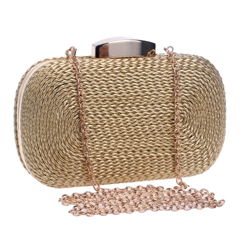 Fashion Evening Clutch Bags Weaving Evening Bag With Chain Shoulder Bag Women's Handbags Wallets For Wedding Party, Black
Fashion Evening Clutch Bags Weaving Evening Bag With Chain Shoulder Bag Women's Handbags Wallets For Wedding Party, Black