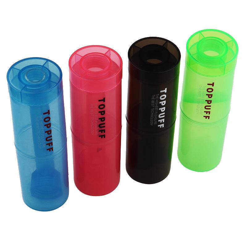 2020 pipe Plastics Spot 124mm 4 colour pipes Smoking set plastic hookah TOPPUFF portable cylindrical plastic water pipe
2020 pipe Plastics Spot 124mm 4 colour pipes Smoking set plastic hookah TOPPUFF portable cylindrical plastic water pipe