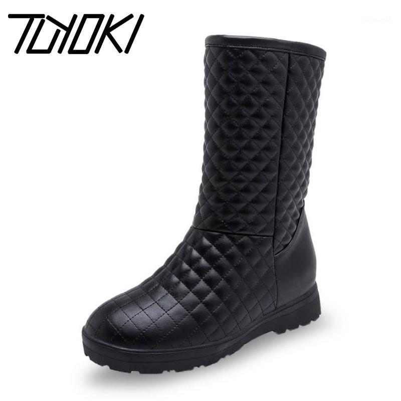 Tuyoki Plus Size 33-50 Winter Warm Snow Boots For Women Mid Calf Boots Solid Color Round Toe Flats Shoes Plush Women Footwear1, Black
Tuyoki Plus Size 33-50 Winter Warm Snow Boots For Women Mid Calf Boots Solid Color Round Toe Flats Shoes Plush Women Footwear1, Black