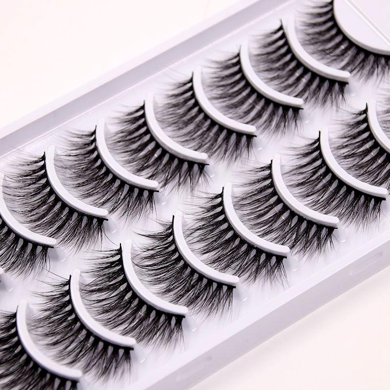 QUXINHAO NEW10pairs natural false eyelashes fake lashes long makeup 3d mink lashes extension eyelash mink eyelashes for beauty
QUXINHAO NEW10pairs natural false eyelashes fake lashes long makeup 3d mink lashes extension eyelash mink eyelashes for beauty
