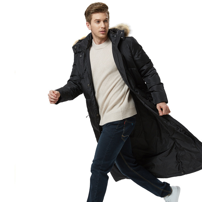 White Duck Korean Winter Jacket with a Fox Fur Collar, Man Jacket, Warm Parka F9in
White Duck Korean Winter Jacket with a Fox Fur Collar, Man Jacket, Warm Parka F9in