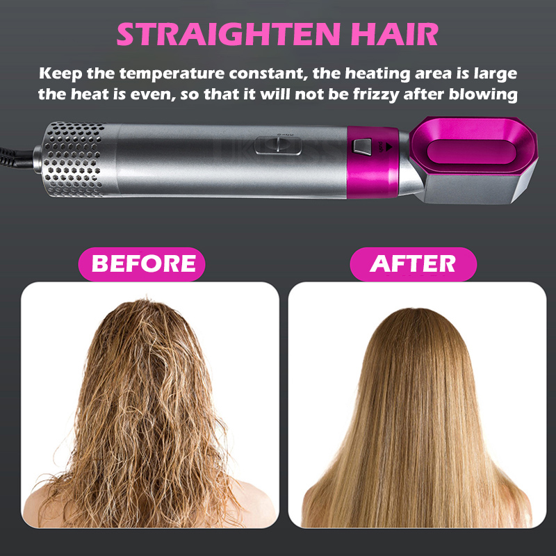 Hair Straightener Brush 5 In 1 Hot Heating Comb Brush Hair Curler Automatic Curling Iron Set Hair Dryer Professional Salon
Hair Straightener Brush 5 In 1 Hot Heating Comb Brush Hair Curler Automatic Curling Iron Set Hair Dryer Professional Salon