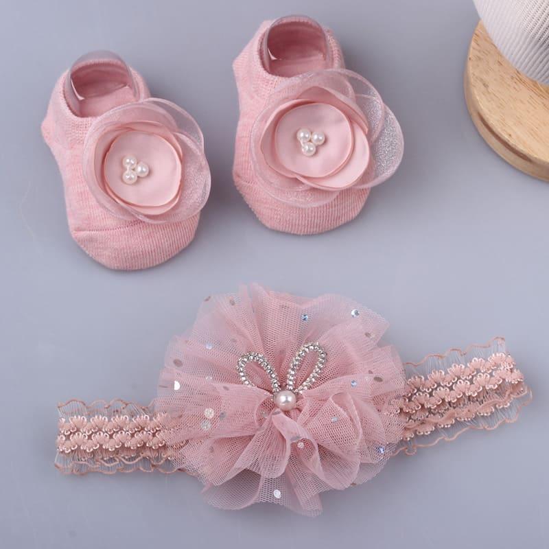 2 Pcs/Set Lace Flower Princess Baby Girl Headband Socks Set Pink Bowknot Crown Newborn Headbands Hairband Baby Hair Accessories, Pink 04
2 Pcs/Set Lace Flower Princess Baby Girl Headband Socks Set Pink Bowknot Crown Newborn Headbands Hairband Baby Hair Accessories, Pink 04