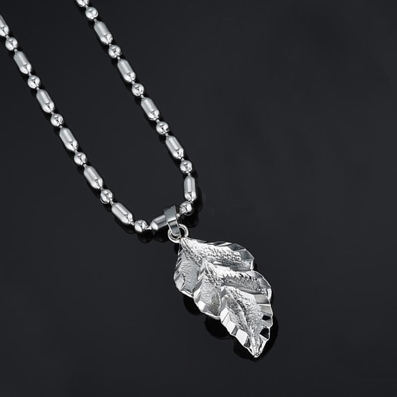 Boho Jewelry Gold Color Leaf Pendant Necklace For Men Women Girl Kids Stainless Steel Bead Chain
Boho Jewelry Gold Color Leaf Pendant Necklace For Men Women Girl Kids Stainless Steel Bead Chain