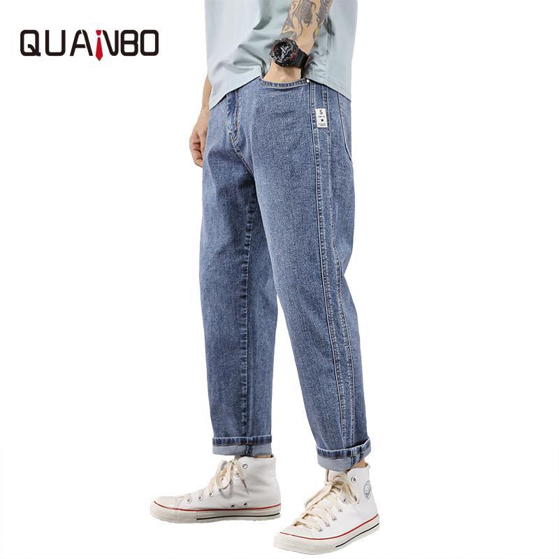 Trend Fashion Hip Hop Ankle-lenght Pants Jeans 2020 Spring Summer New Loose Casual Jeans Solid Color Cotton Light Blue 48
Trend Fashion Hip Hop Ankle-lenght Pants Jeans 2020 Spring Summer New Loose Casual Jeans Solid Color Cotton Light Blue 48