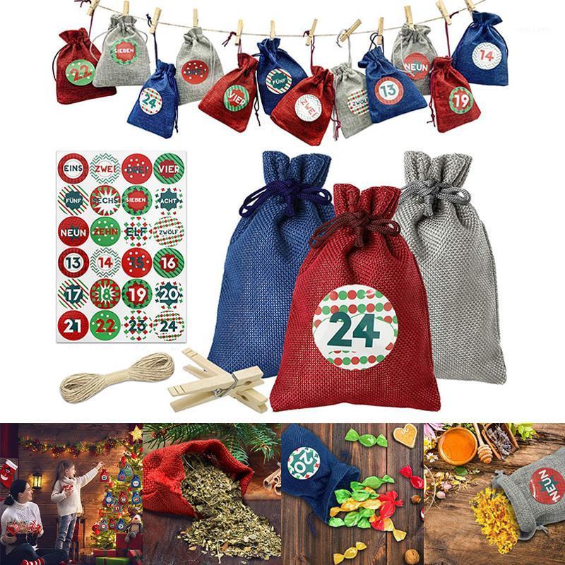 Christmas Advent Calendar 24 Days Burlap Drawstring Gift Bags DIY Xmas Countdown Garland for Christmas Decoration Drop Shipping1
Christmas Advent Calendar 24 Days Burlap Drawstring Gift Bags DIY Xmas Countdown Garland for Christmas Decoration Drop Shipping1