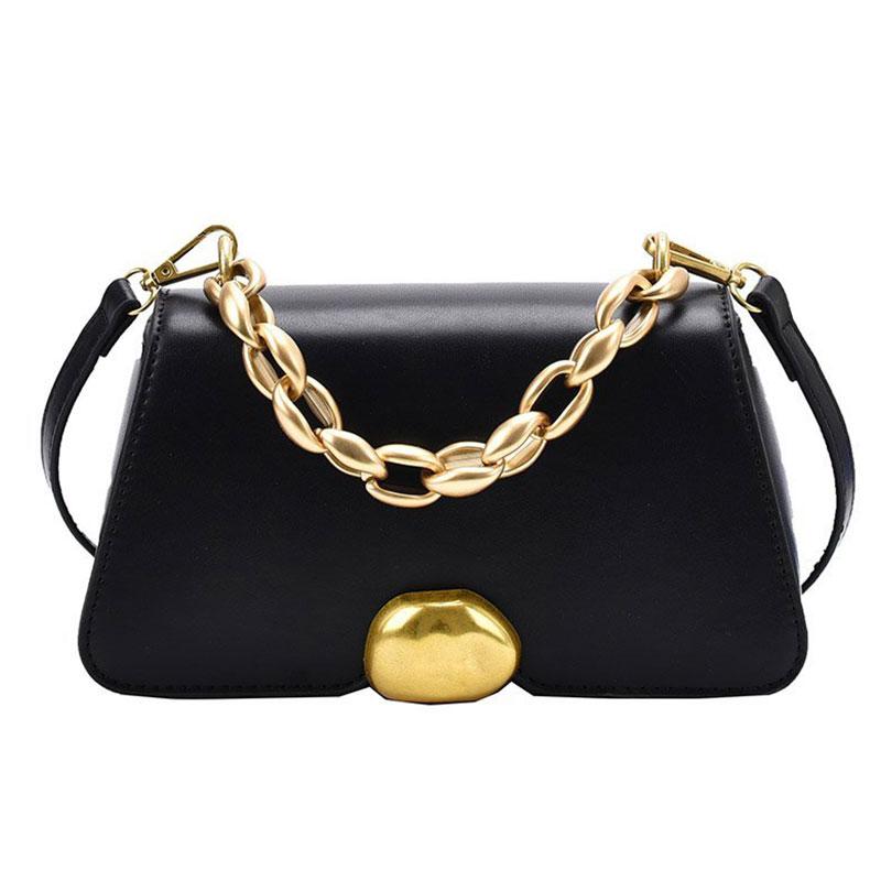 Fashion Women Shoulder Bag Chain Simple Lady Crossbody Bag Small Female High Quality Work Bags PU Leather Easy To Clean, Black
Fashion Women Shoulder Bag Chain Simple Lady Crossbody Bag Small Female High Quality Work Bags PU Leather Easy To Clean, Black