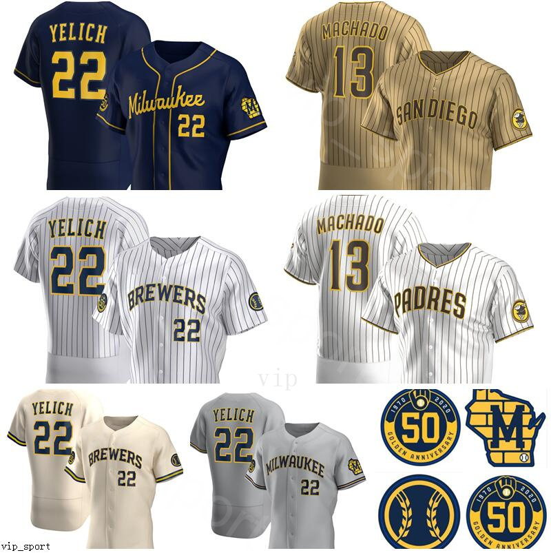 New 22 Christian Yelich Jersey 13 Manny Machado Jerseys Baseball Shirt Cream Navy Alternate Gray White Brown Home Stitched Man, Blue;black
New 22 Christian Yelich Jersey 13 Manny Machado Jerseys Baseball Shirt Cream Navy Alternate Gray White Brown Home Stitched Man, Blue;black