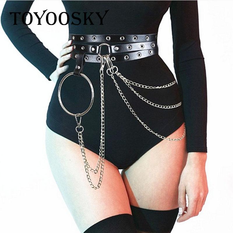 New Sexy Belt for Women Ladies Female Hot Casual Belt Designer Decorative Chain Punk Style Adjustable Suspender TOYOOSKY, Black
New Sexy Belt for Women Ladies Female Hot Casual Belt Designer Decorative Chain Punk Style Adjustable Suspender TOYOOSKY, Black