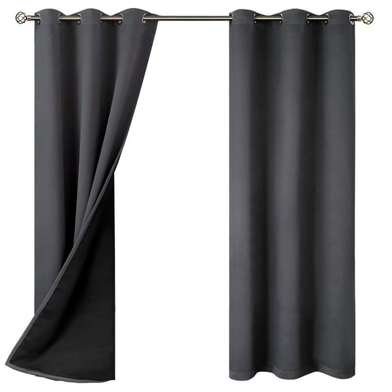 Blackout Curtains for Bedrooms, Blackout Cloth Thermal Curtains to Reduce Noise and Reduce Blinds (42 x 63 Inches, Dark Gray, 2, Dark grey
Blackout Curtains for Bedrooms, Blackout Cloth Thermal Curtains to Reduce Noise and Reduce Blinds (42 x 63 Inches, Dark Gray, 2, Dark grey