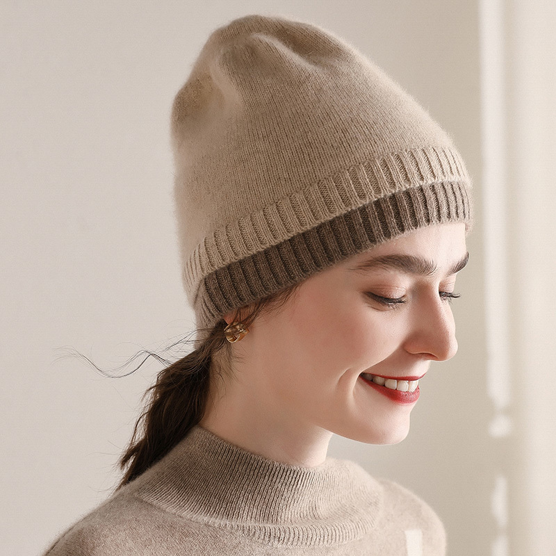 Ladies headgears 100% pure cashmere goat knitting 2020 Autumn woman 2 thick hot colors hats fretting free, Dark camel
Ladies headgears 100% pure cashmere goat knitting 2020 Autumn woman 2 thick hot colors hats fretting free, Dark camel