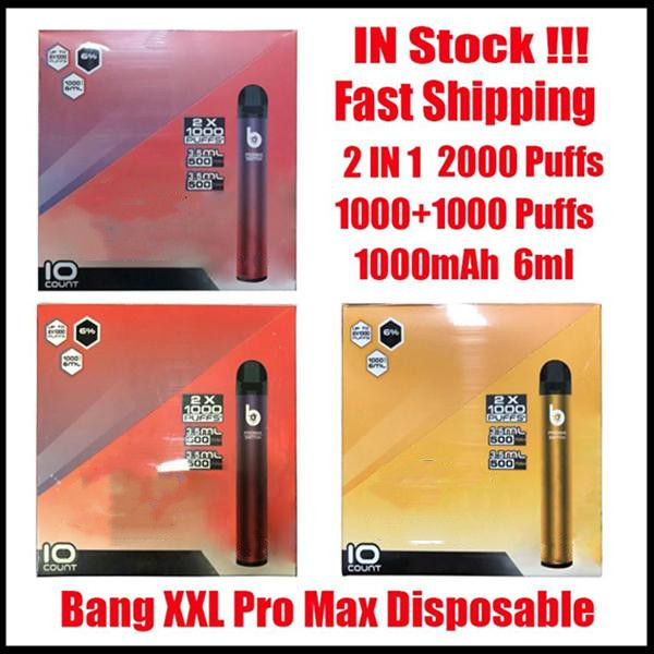 Kits Bang Pro Switch Disposable 1 Pen 2 IN VS Puff Max Bang 7ml Pods 2000 Puffs XXtra Pen Vape Empty XXL Vape Iget DHL XXL Device Free Slbg
Kits Bang Pro Switch Disposable 1 Pen 2 IN VS Puff Max Bang 7ml Pods 2000 Puffs XXtra Pen Vape Empty XXL Vape Iget DHL XXL Device Free Slbg