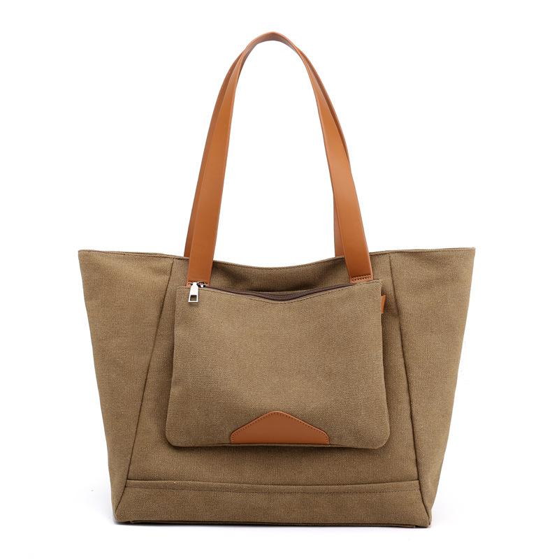 Big Bag Canvas Designer Women Shoulder Messenger Bag Casual Ladies Purses Set Large High Quality Luxury Handbags 2020, Beige
Big Bag Canvas Designer Women Shoulder Messenger Bag Casual Ladies Purses Set Large High Quality Luxury Handbags 2020, Beige