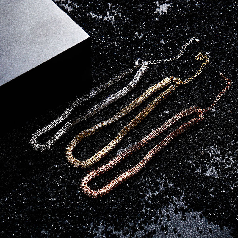 Ankle Bracelets Designer Jewelry Women Fashion Initial Anklets Dia Tennis Chain Iced Out Hip Hop Jewerly Bling Charms Accessories Free shipping