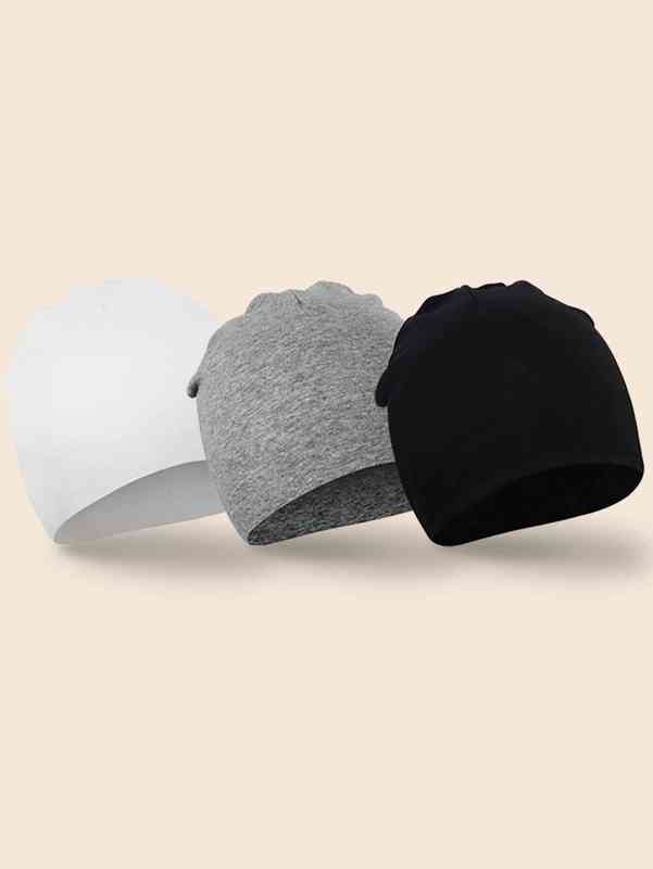 3pcs Baby Solid Hat SHE01