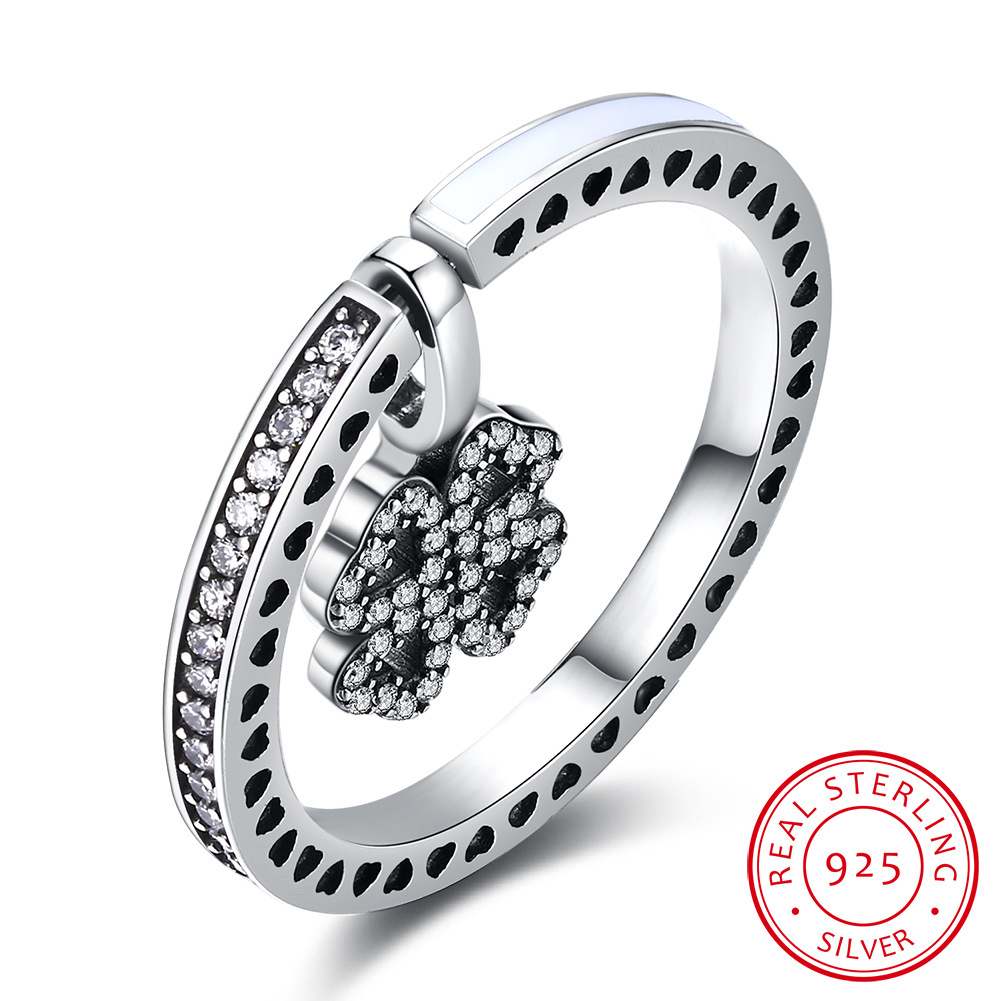 s925 sterling silver ring women's diamond-studded four-leaf clover bracelet niche light luxury new product accessories marriage proposal eng
s925 sterling silver ring women's diamond-studded four-leaf clover bracelet niche light luxury new product accessories marriage proposal eng