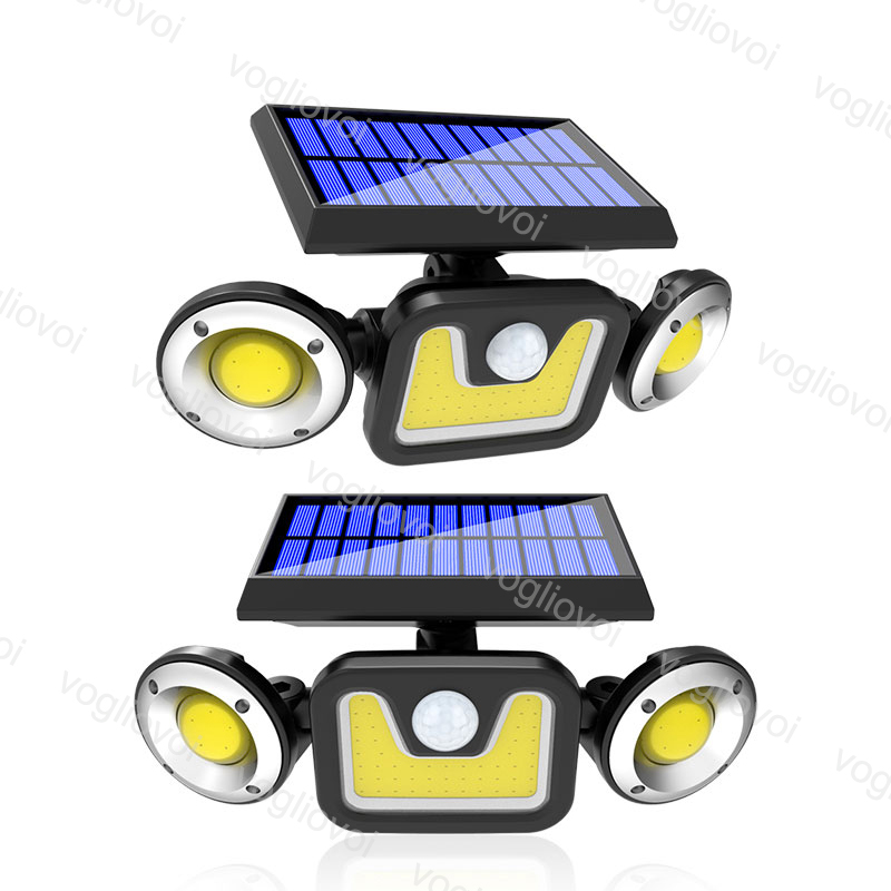 Solar Security Lighting Motion Sensor Three Head 70LED 78LED 83COB Waterproof For Outdoor Garden Wall Street DHL
Solar Security Lighting Motion Sensor Three Head 70LED 78LED 83COB Waterproof For Outdoor Garden Wall Street DHL