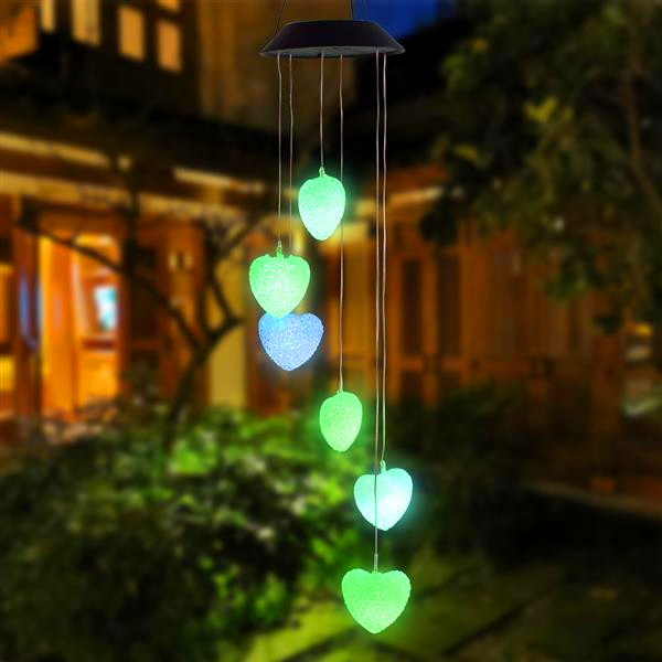Discount 2V 40maH Solar Intelligent Light Control Love Style Wind Chime Corridor Decoration Pendant Solar Panel Black Colorful Light
Discount 2V 40maH Solar Intelligent Light Control Love Style Wind Chime Corridor Decoration Pendant Solar Panel Black Colorful Light