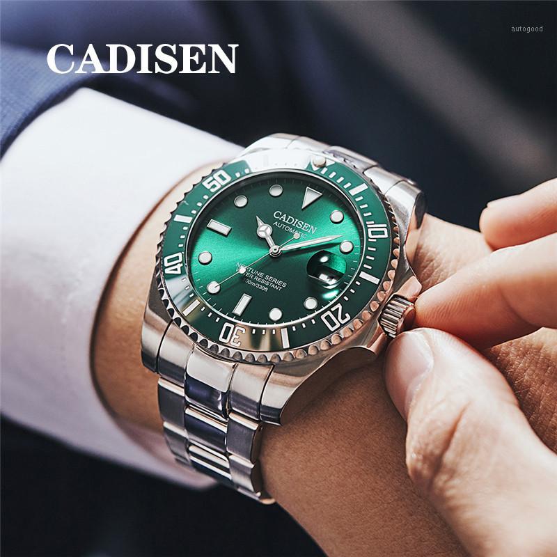 Wristwatches CADISEN Design Top Mens Watches Automatic Watch Men Stainless Steel Waterproof Business Sport Mechanical Wristwatch1, Black
Wristwatches CADISEN Design Top Mens Watches Automatic Watch Men Stainless Steel Waterproof Business Sport Mechanical Wristwatch1, Black