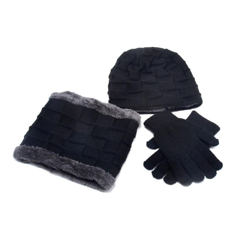 New Winter Beanie Hat For Men Women Hat Scarf Warm Scarf Gloves Set Male Female Set 2-3 Pcs Skullies Beanies
New Winter Beanie Hat For Men Women Hat Scarf Warm Scarf Gloves Set Male Female Set 2-3 Pcs Skullies Beanies