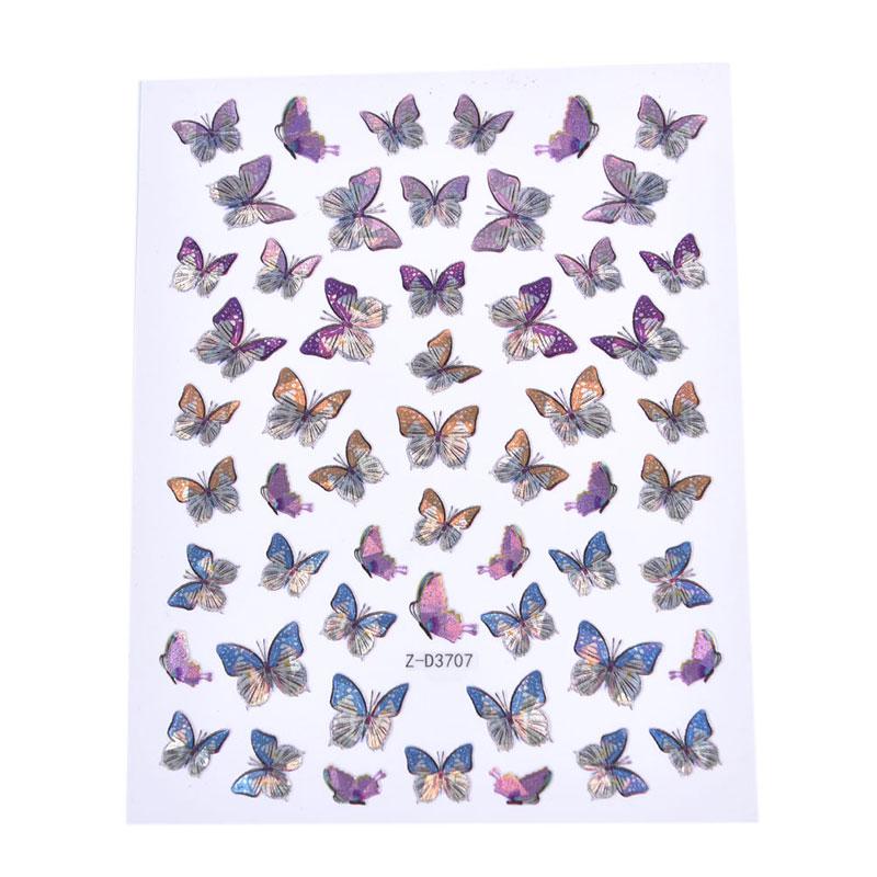1 Sheet 3D Butterfly Nail Art Sticker Adhesive Sliders Colorful Blue Flowers Nail Decor
1 Sheet 3D Butterfly Nail Art Sticker Adhesive Sliders Colorful Blue Flowers Nail Decor