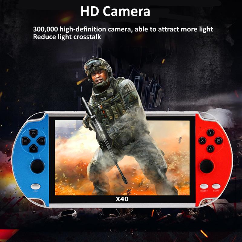 NEW X40 16GB for PS1 GAME PLAYER Max7Inch Portable multimedia player Double Rocker Gamepad Retro Handheld
NEW X40 16GB for PS1 GAME PLAYER Max7Inch Portable multimedia player Double Rocker Gamepad Retro Handheld