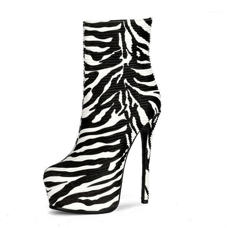 Zebra Ankle Boots For Women Sexy High Heels Fashion Platform Boots Women Autumn Winter Shoes Stiletto Heel1, Black
Zebra Ankle Boots For Women Sexy High Heels Fashion Platform Boots Women Autumn Winter Shoes Stiletto Heel1, Black