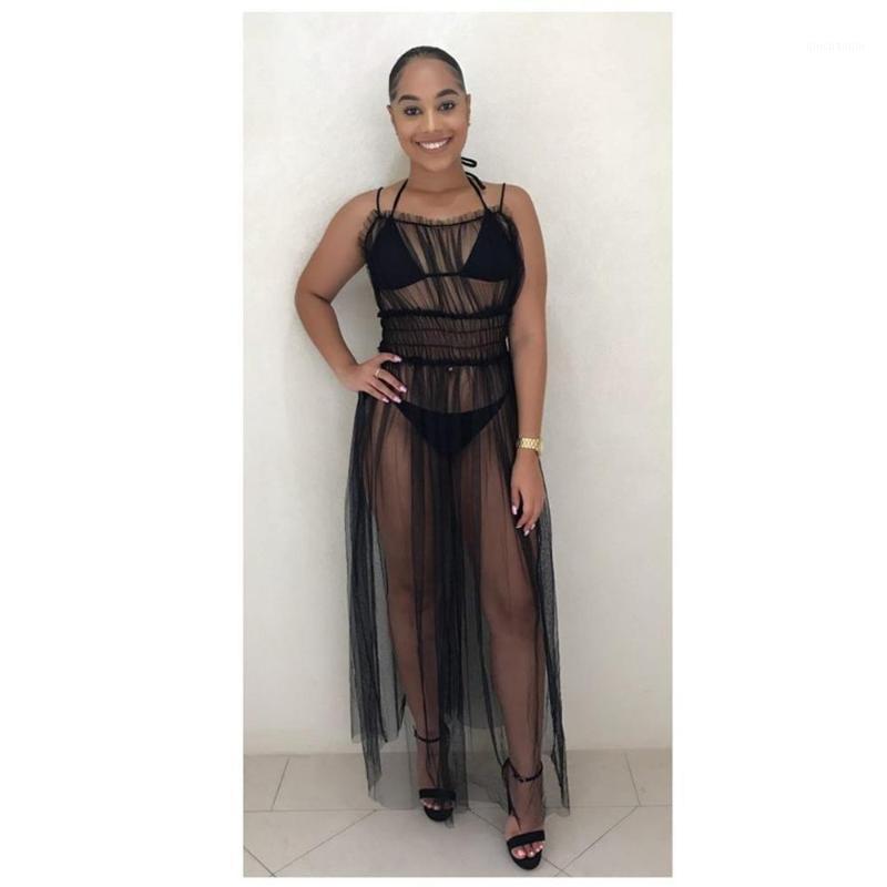 Sexy Women 3PCS Swimsuit Cover Ups Black Mesh See Through Sleeveless Maxi Dress Beach Cover U+ Push Up Bra Thong Bikini Set1
Sexy Women 3PCS Swimsuit Cover Ups Black Mesh See Through Sleeveless Maxi Dress Beach Cover U+ Push Up Bra Thong Bikini Set1