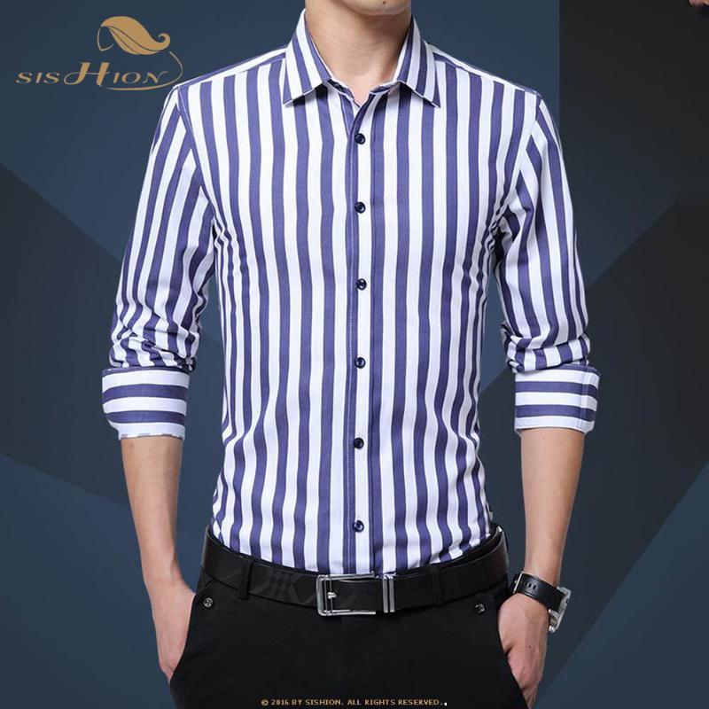 SISHION Autumn Plaid Shirts Trend Clothes 2020 New Slim Fit Office Work Smart Casual Men Shirts Male SP0331, Black
SISHION Autumn Plaid Shirts Trend Clothes 2020 New Slim Fit Office Work Smart Casual Men Shirts Male SP0331, Black