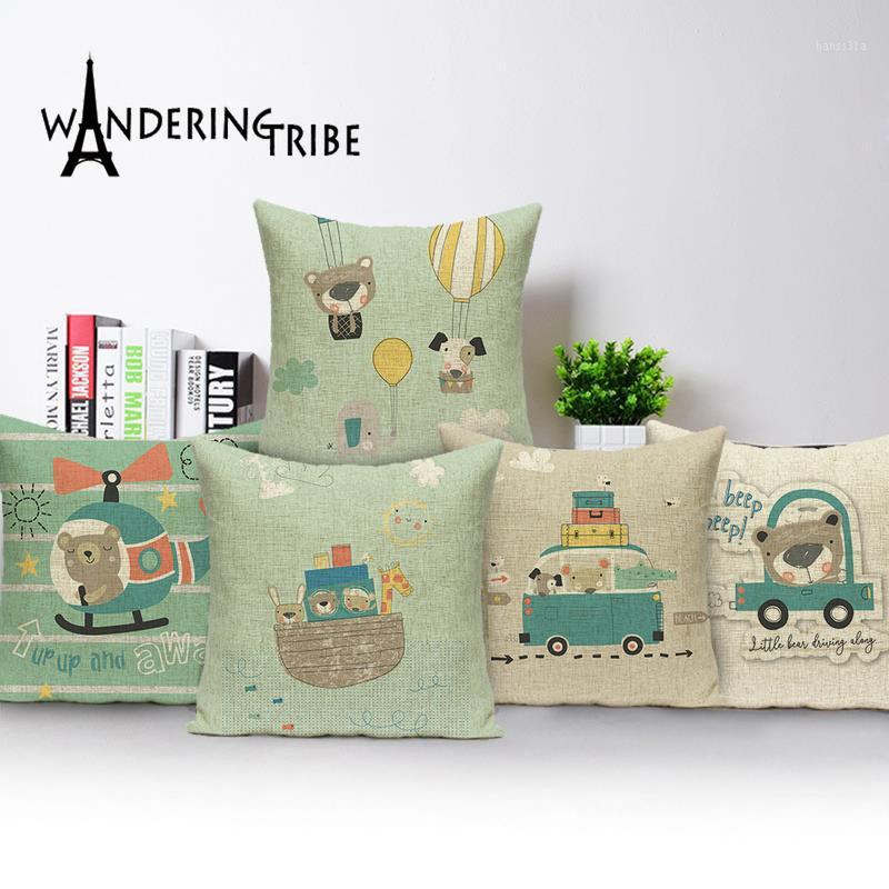 Cartoon Colorful Cushion Cover Animal Bear Decorative Pillow Case Car Airplane Child Linen Home Decor Bed Chair Cushions Cases1, L1628-6
Cartoon Colorful Cushion Cover Animal Bear Decorative Pillow Case Car Airplane Child Linen Home Decor Bed Chair Cushions Cases1, L1628-6