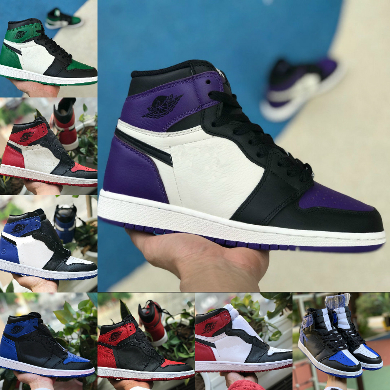 2021 New 1 1s Basketball Shoes Men Women Bred Toe Black Green Game Royal UNC Patent Court Purple Shattered Shadow blue TWIST sports shoe, K107
2021 New 1 1s Basketball Shoes Men Women Bred Toe Black Green Game Royal UNC Patent Court Purple Shattered Shadow blue TWIST sports shoe, K107