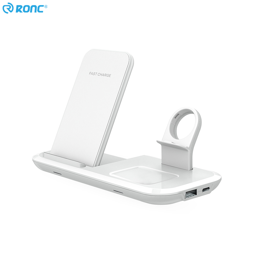 15W 3-In-1 Wireless Chargers Pad QI Standard Holder Fast Charging Dock Station Phone Charger For Apple iPhone Earphone Watch with Retail Package
15W 3-In-1 Wireless Chargers Pad QI Standard Holder Fast Charging Dock Station Phone Charger For Apple iPhone Earphone Watch with Retail Package