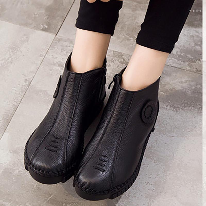 Ankle Women's Shoes Genuine Leather Autumn Boot Women Boots Cowhide Flat With Footwear Woman Rome Sneakers 20201, Short fur
Ankle Women's Shoes Genuine Leather Autumn Boot Women Boots Cowhide Flat With Footwear Woman Rome Sneakers 20201, Short fur