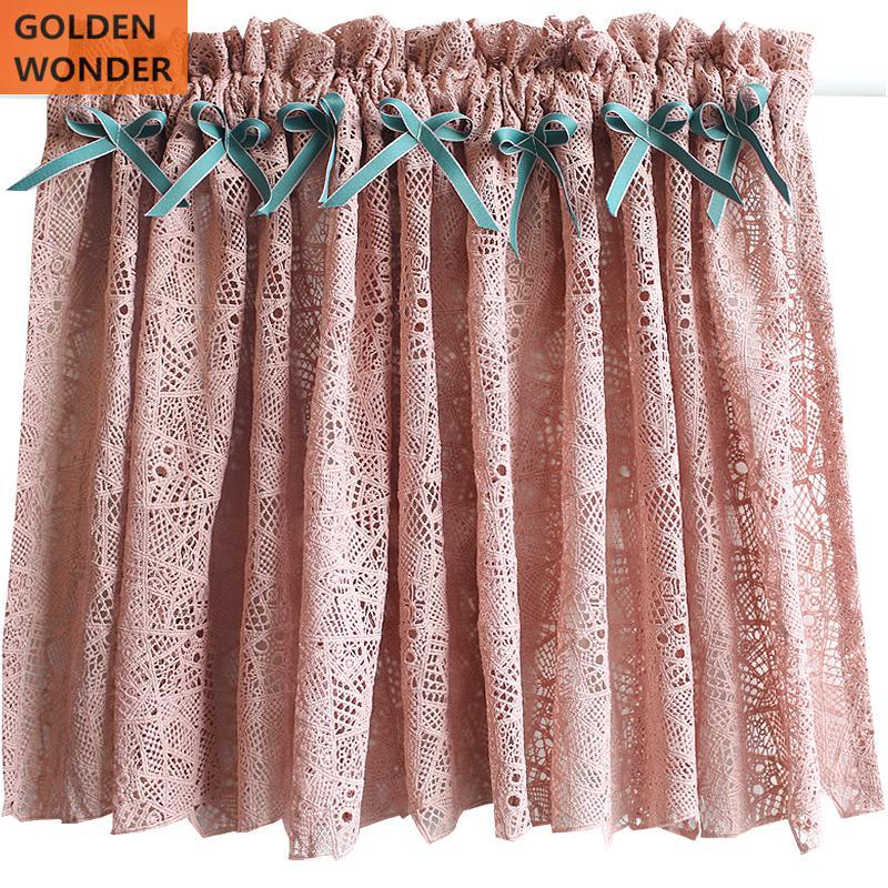 GOLDEN WONDER Pink Lace Short Semi-curtain Ready Made Half Kitchen Door Curtains Coffee Tulle
GOLDEN WONDER Pink Lace Short Semi-curtain Ready Made Half Kitchen Door Curtains Coffee Tulle