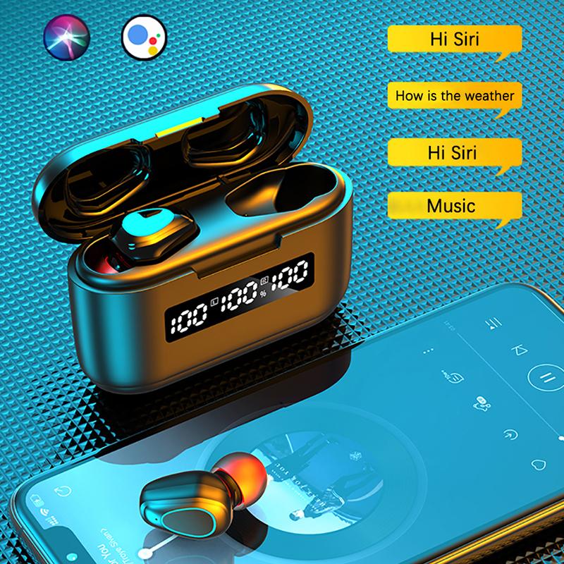 LIGE Wireless Headphone Earbud Sports Waterproof Headset LED Display With Charging Case HiFi Stereo Bluetooth 5.0 Earphopnes, White
LIGE Wireless Headphone Earbud Sports Waterproof Headset LED Display With Charging Case HiFi Stereo Bluetooth 5.0 Earphopnes, White