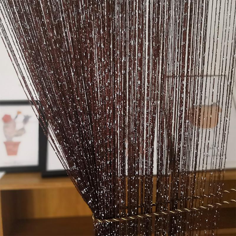 3x2.9m Shiny Tassel String Flash Silver Line Curtain Valance Drape for living room balcony door restaurant Divider Home Decor, Purple
3x2.9m Shiny Tassel String Flash Silver Line Curtain Valance Drape for living room balcony door restaurant Divider Home Decor, Purple