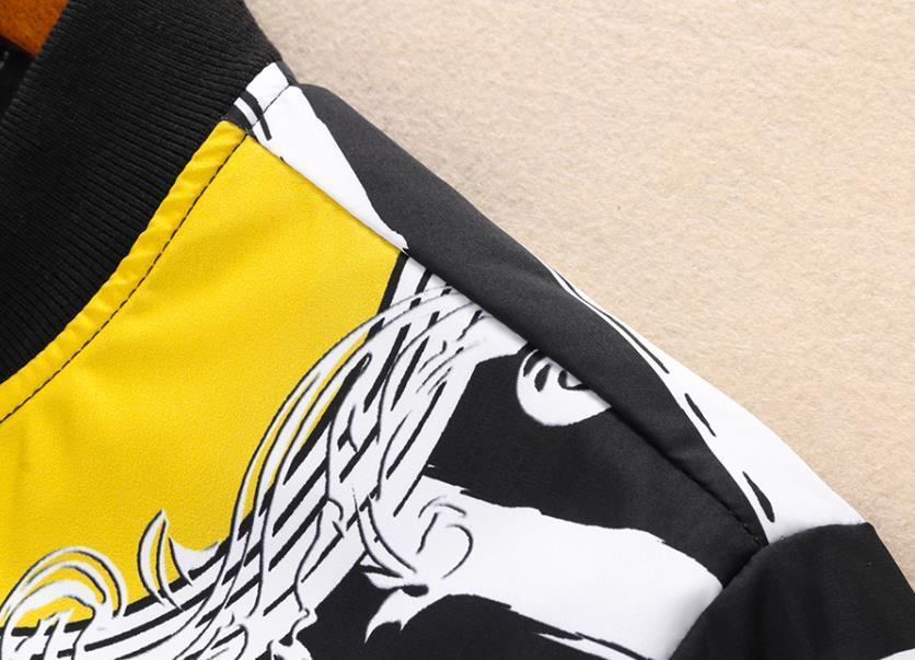 High quality digital print jacket Slim spring autumn new Coat mens jackets Mens clothing Outwear a05 T200502