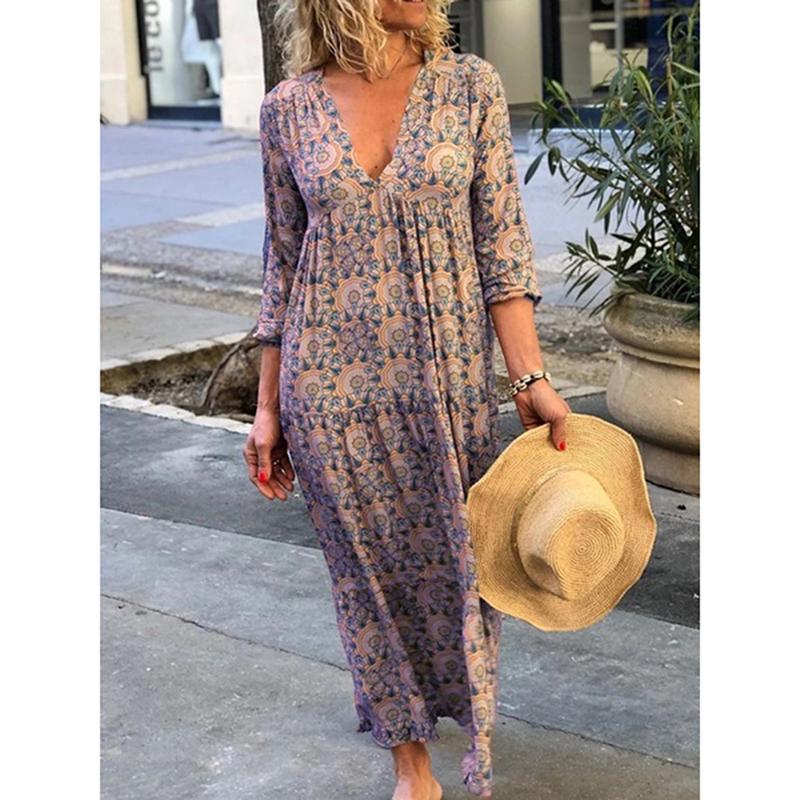 2020 Autumn Sexy Slim Dress Women Print Long Sleeve Sexy V-Neck Loose Dresses Maxi Party Dress Vestidos, Khaki
2020 Autumn Sexy Slim Dress Women Print Long Sleeve Sexy V-Neck Loose Dresses Maxi Party Dress Vestidos, Khaki