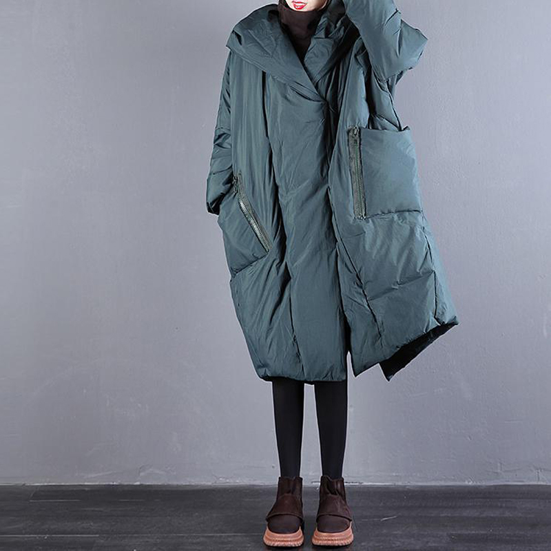 KJMYYX Oversize Winter Jacket Woman Parka Female Loose Plus Size Cotton Padded Snow Wear Korean Hooded Outerwear Long Coat 201029