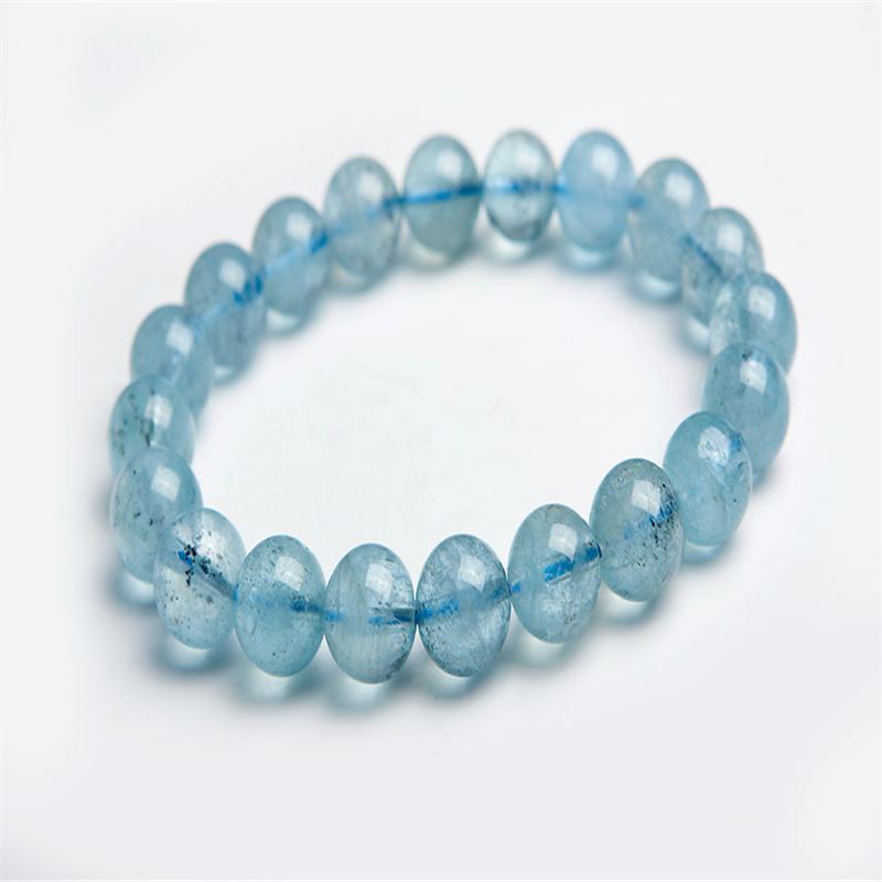 9.5mm Genuine Natural Blue Gems Stone Charm Bracelet Femme Loose Transparent Women Stretch Crystal Bead Bracelet
9.5mm Genuine Natural Blue Gems Stone Charm Bracelet Femme Loose Transparent Women Stretch Crystal Bead Bracelet